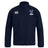 The Villanova Rugby Club Track Jacket by EMB Canterbury is a lightweight navy rugby jacket featuring Canterbury's logo on the left chest and a "V Rugby" emblem on the right. It's designed as a quick-drying club track jacket, ideal for casual wear and sporty activities.