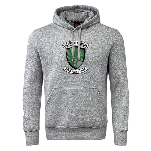 The Columbus Kodiaks Club Hoodie by WRS Canterbury features a front pouch pocket, sleeve branding, and a "Columbus Kodiaks Rugby Football Club" chest crest. Optional customization available for a personalized touch.