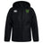 Stay dry and warm in the Arkansas Gryphons Club Vaposhield Stadium Jacket by EMB Canterbury, featuring water repellent fabric, zip front, padded insulation, a Canterbury logo, and a green-yellow star and kangaroo crest on the chest—ideal for rugby fans.