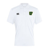 The Arkansas Gryphons Club Dry Polo by EMB Canterbury features short sleeves, Vapodri technology for comfort, and two embroidered chest logos—one on each side—for a classic, breathable polo style.