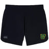 The Arkansas Gryphons Elite Woven Short by EMB Canterbury features a small yellow and green emblem on the left leg, a grey Canterbury logo on the right, and zippered pockets—ideal for any training shorts collection.