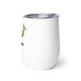 A Springboks Wine Tumbler from PF LIC with a logo on it.