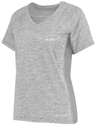 Middlebury College Women's Electrify Coolcore Rugby Training Tee with a white logo on the chest.