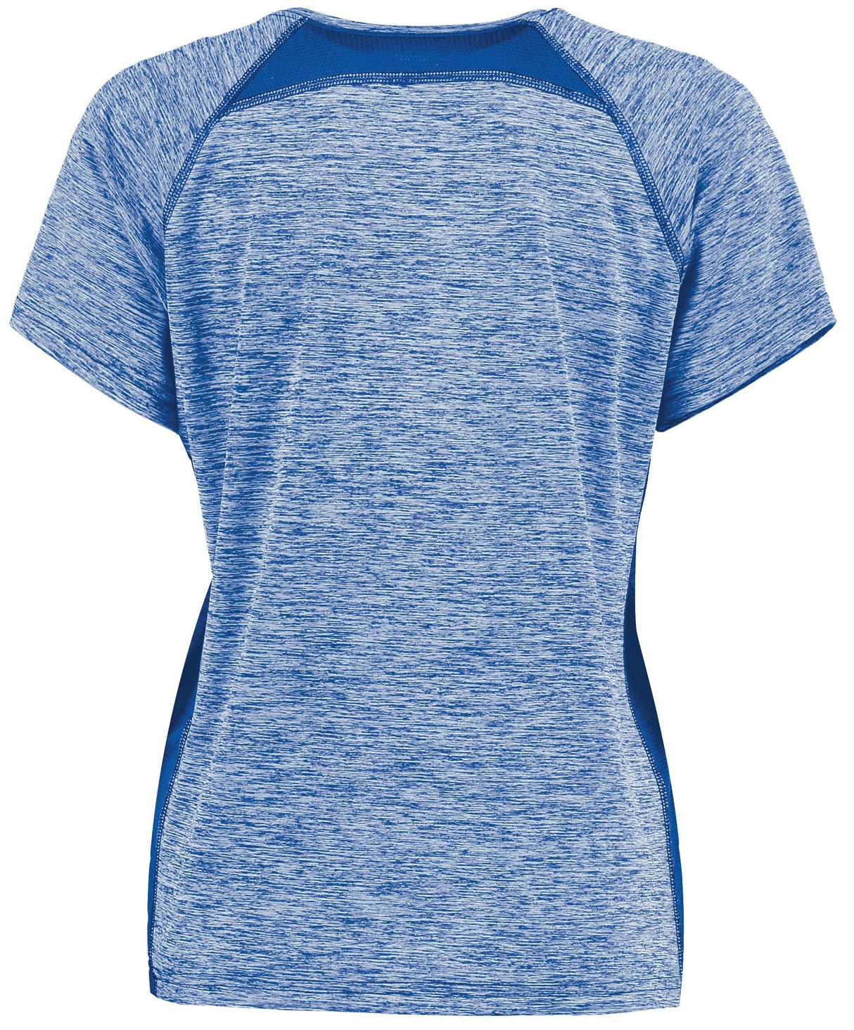 An Augusta Sportswear Women's Electrify Coolcore Rugby Training T-shirt with short sleeves.