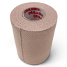 Light tan 3 inch wide adhesive bandage tape.