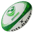 A green and white USA Rugby G-TR4000 St. Patrick's Day Ball by Gilbert with the words usa rugby on it.