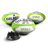 Set of 3 Size 5 G-TR4000 Training rugby balls by gilbert, set includes a gilbert kicking tee in black
