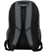 A Free Form Rugby Backpack by Augusta Sportswear with the words High Five written on it.