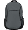 An Augusta Sportswear Free Form Rugby Backpack with black straps.