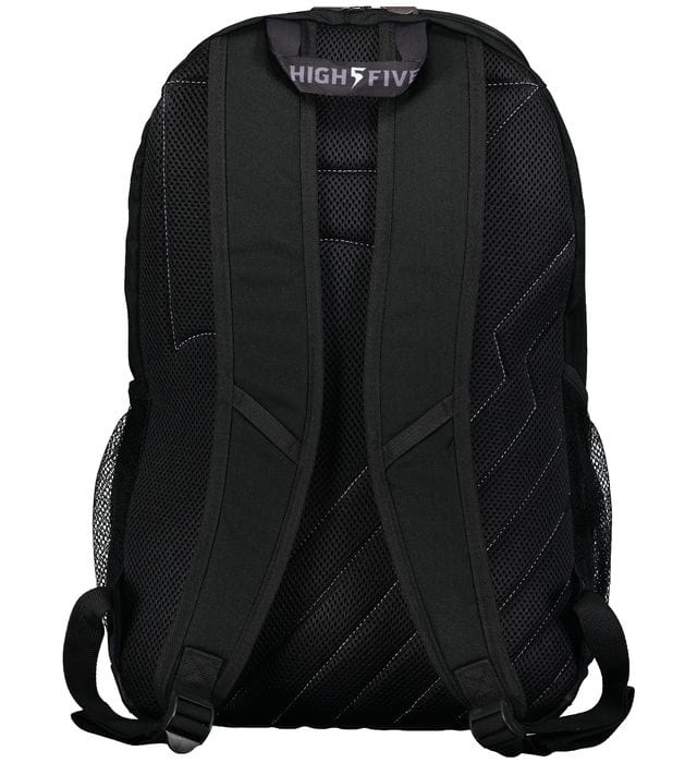 A black Free Form Rugby Backpack with the words Augusta Sportswear on it.