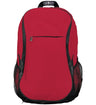 An Augusta Sportswear Free Form Rugby Backpack with black straps.