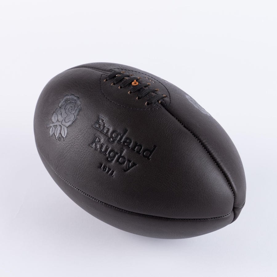 A Gilbert england rugby ball on a white background.