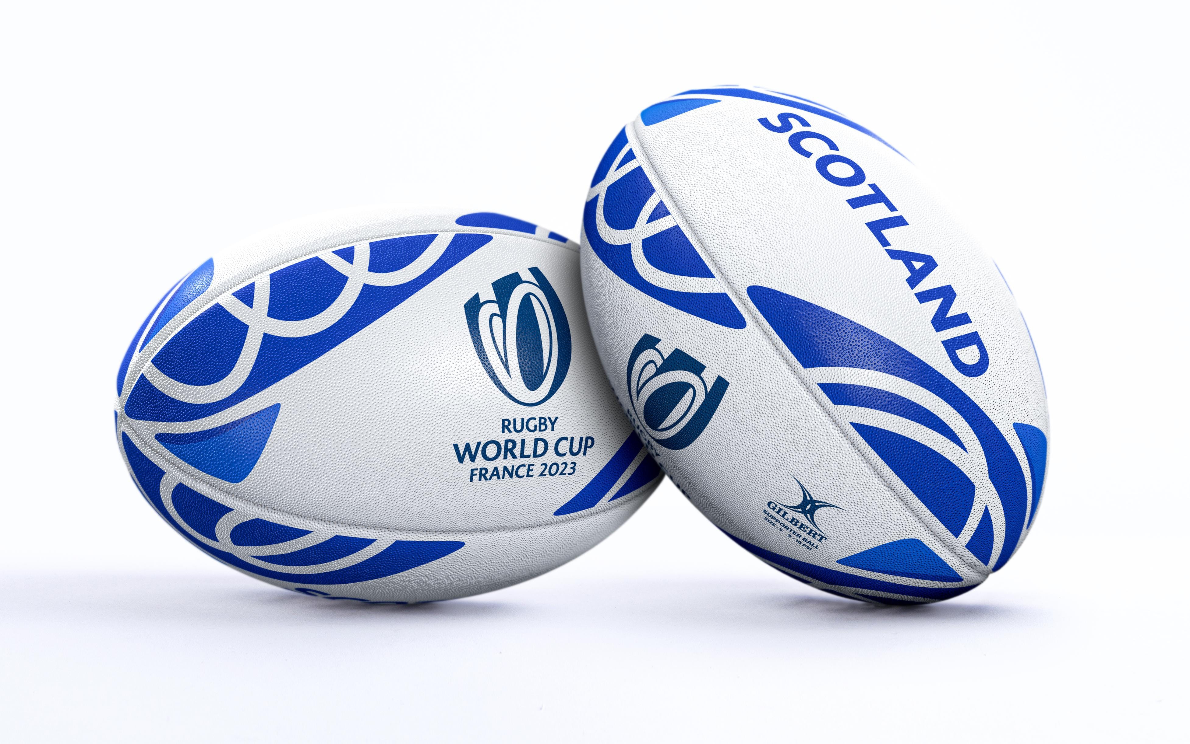 Rugby World Cup 23 Scotland Supporters Ball by Gilbert World Rugby Shop