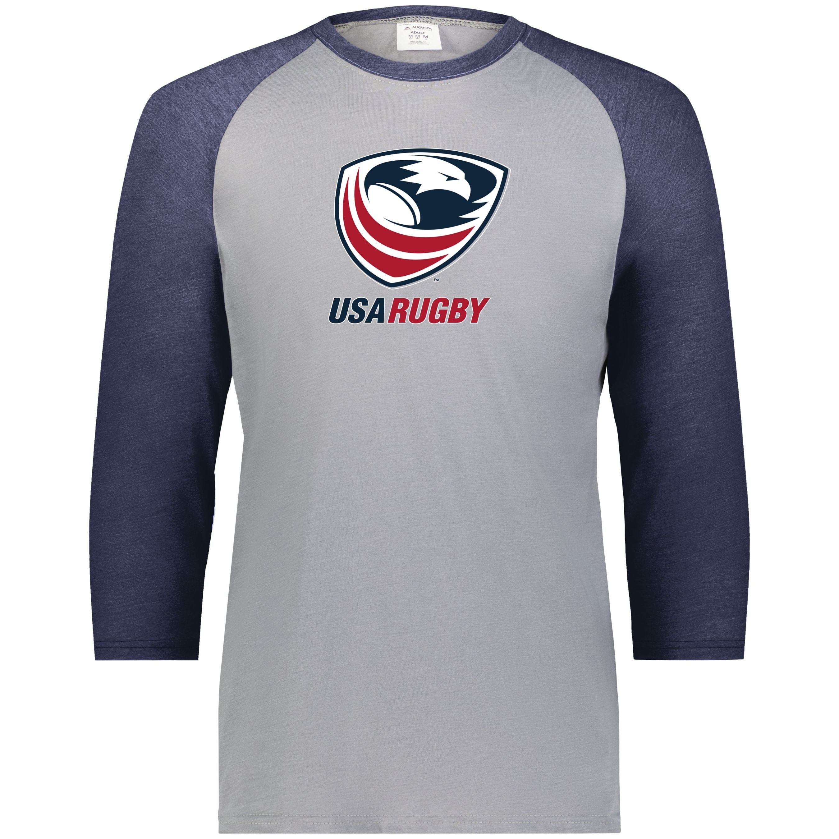 USA Rugby Crest Gameday 3/4 Sleeve T-shirt
