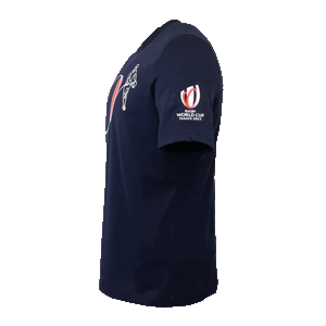 Rugby World Cup 23 France Cotton T shirt by Macron World