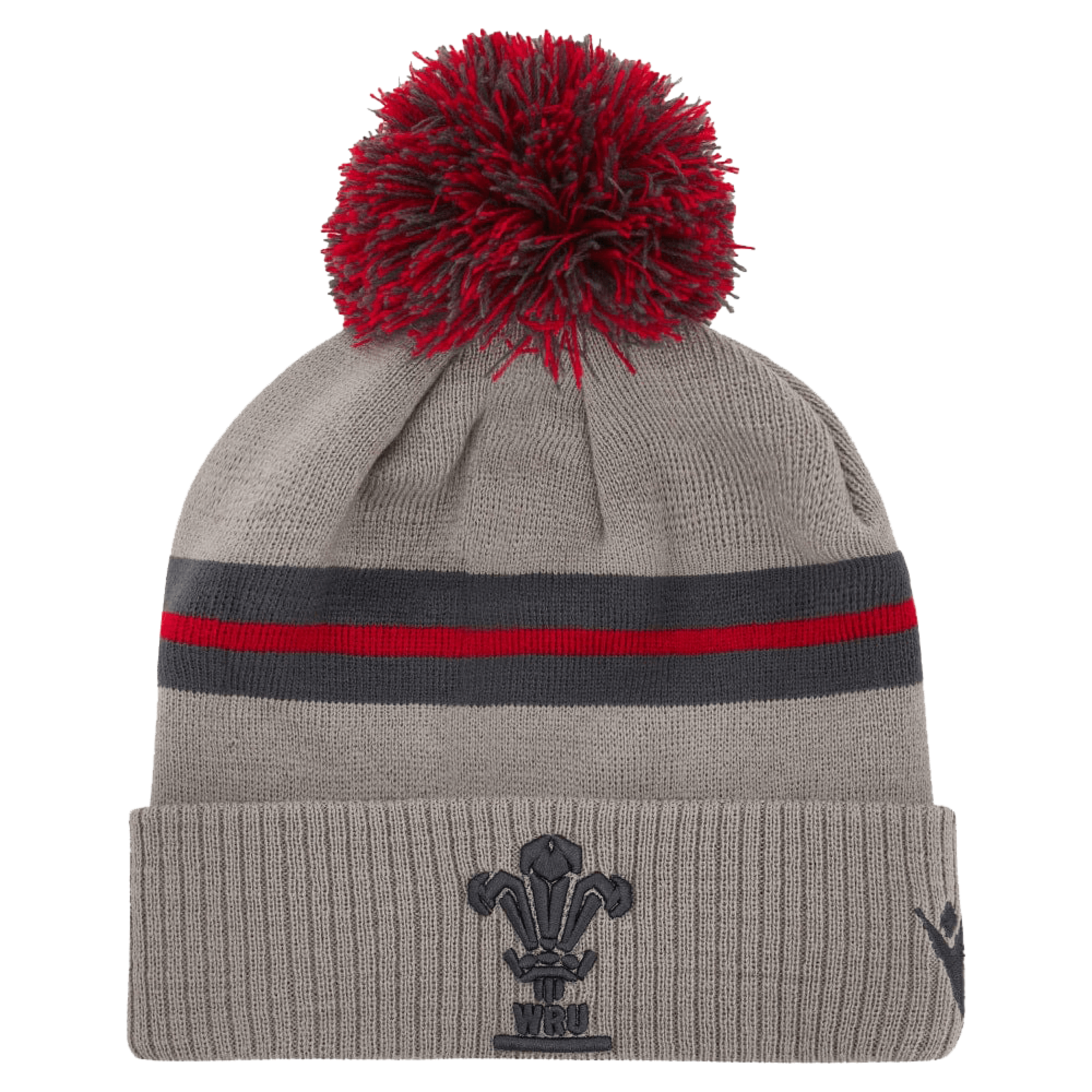 Wales Rugby Pom Pom Beanie 22 23 by Macron World Rugby Shop