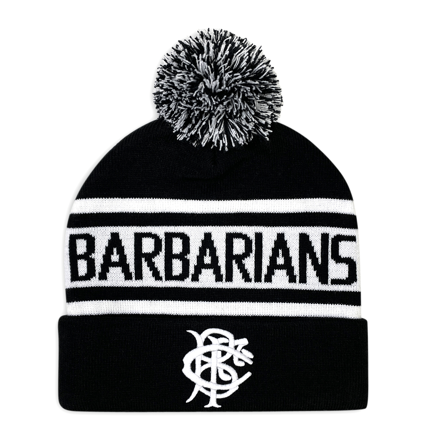Barbarian Football Club Pom Pom Beanie by Gilbert World Rugby Shop