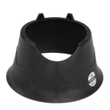 a Rugby Bricks black dog bowl with a hole in the middle.