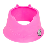 Angled View of Thermoplastic Hot Pink Rugby Kicking Tee