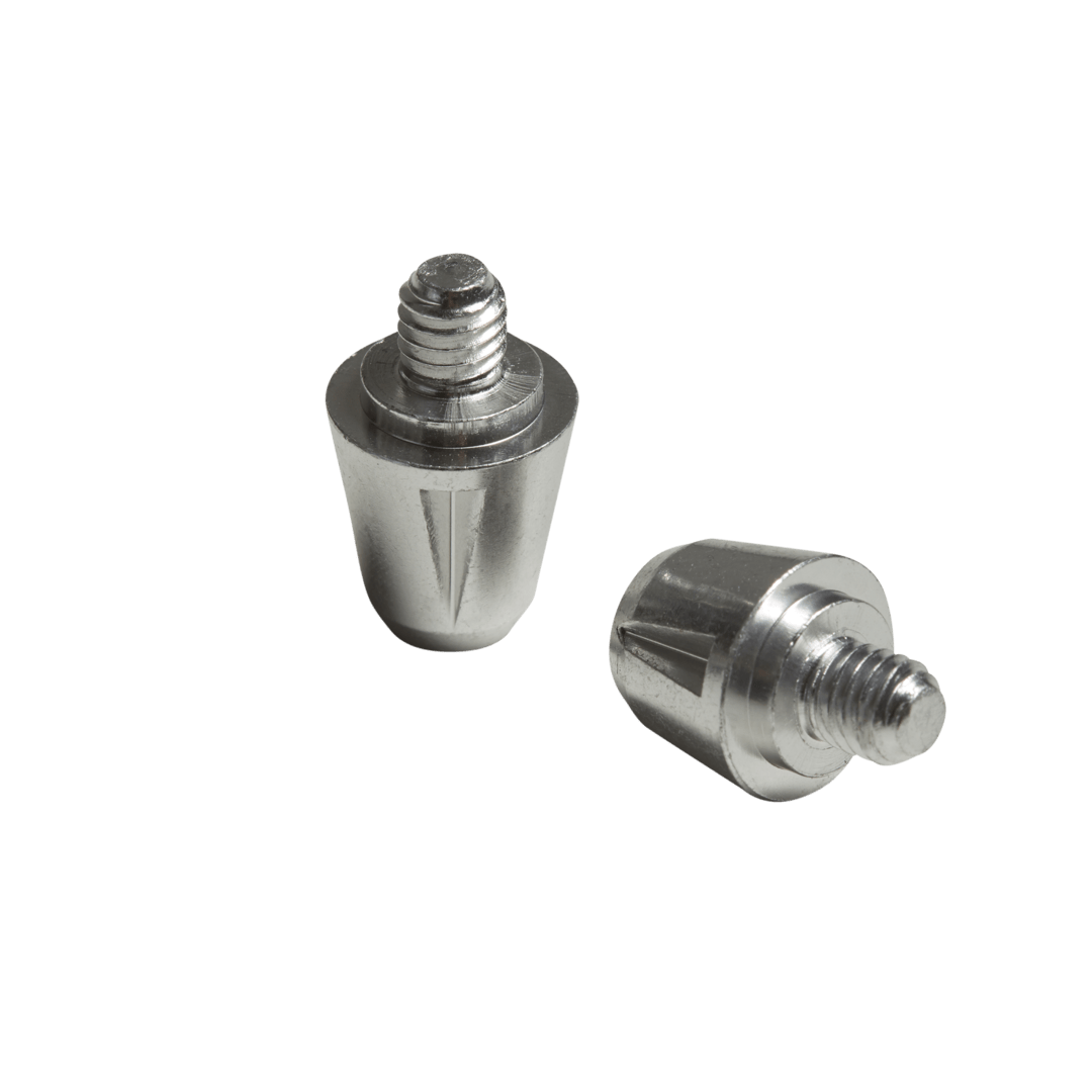 Close Up View of 2 Aluminum TRX Long SG Replacement Studs