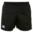 Women's Black Advantage Rugby Shorts w/ White CCC Logo on Right Leg