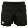 Women's Black Advantage Rugby Shorts w/ White CCC Logo on Right Leg