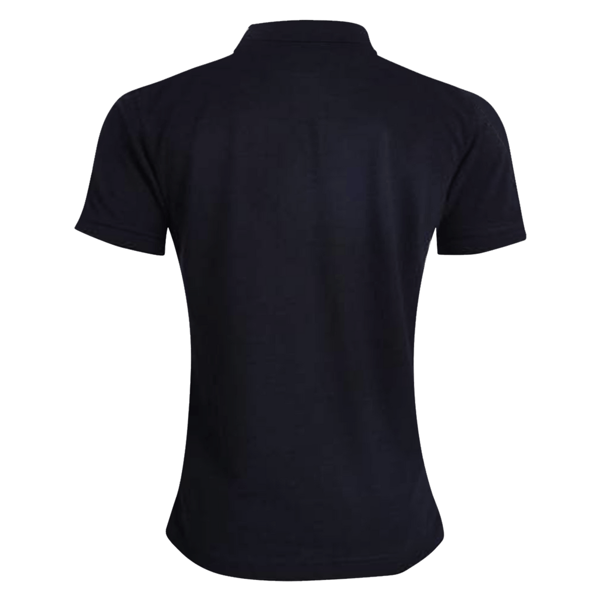 Capitals Rugby NC Canterbury Waimak Rugby Polo Black on a green background.