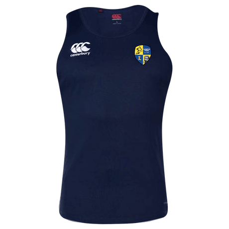 A Langtree Rugby Club Canterbury Navy Core Vapodri Rugby Singlet.