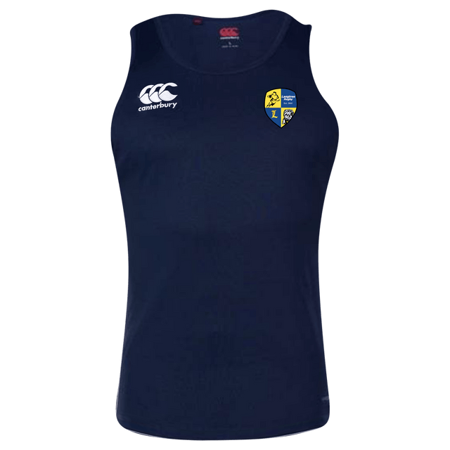 A Langtree Rugby Club Canterbury Navy Core Vapodri Rugby Singlet.