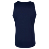 Langtree Rugby Club Canterbury Navy Core Vapodri Rugby Singlet on a green background.