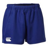 Royal elastic waist shorts with CCC white logo on lower right leg. 