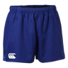 Royal elastic waist shorts with CCC white logo on lower right leg. 