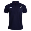 A Brunswick Valkyries Canterbury Waimak Rugby Polo with a white dragon on the chest.