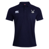A Brunswick Valkyries Canterbury Waimak Rugby Polo with a white dragon on the chest.