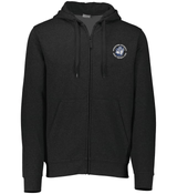 Black Georgetown University Fleece Full Zip Hoodie