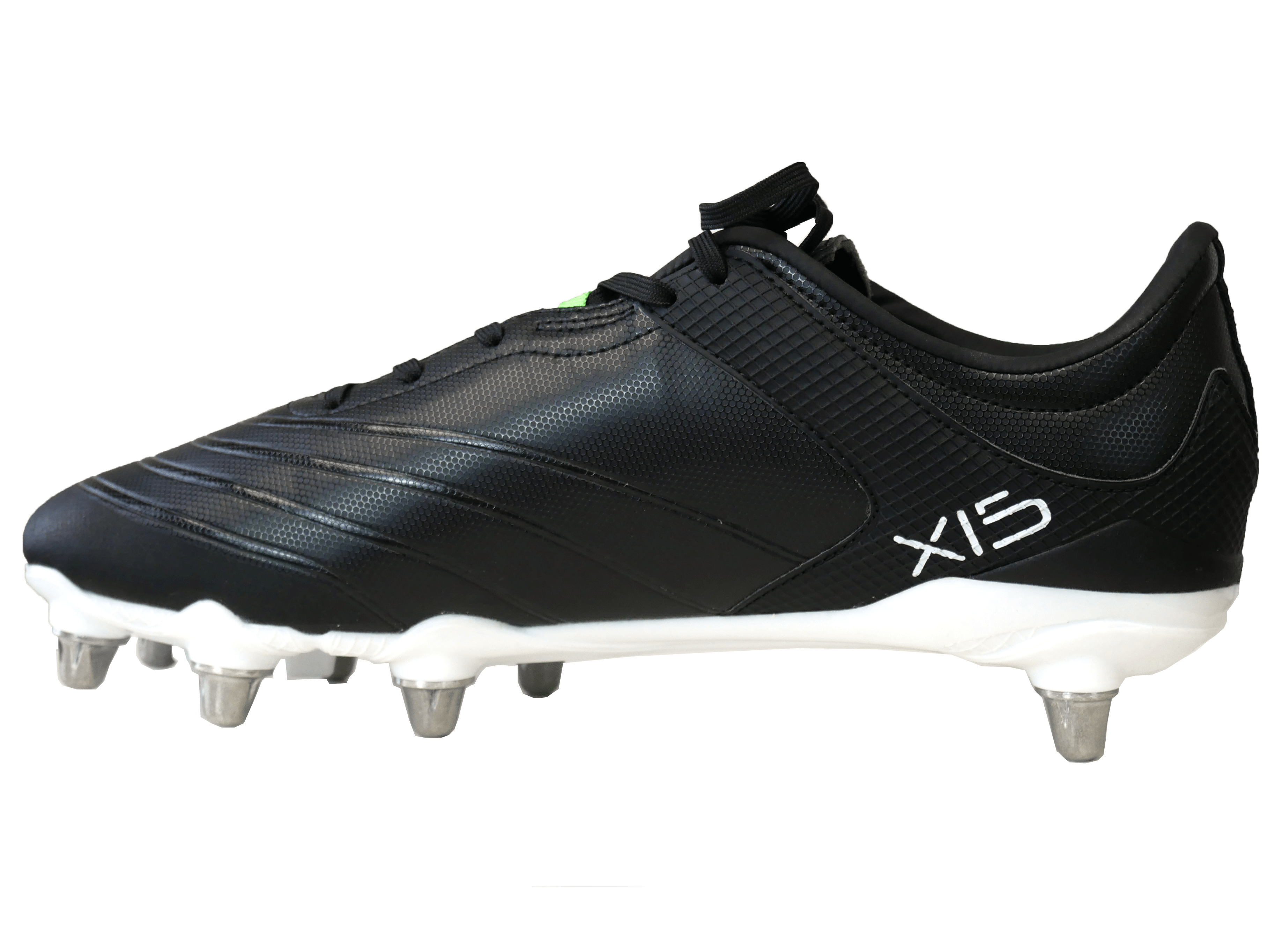 Gilbert Sidestep X15 Rugby Cleat - Soft Ground Boot - Black - SKU ...