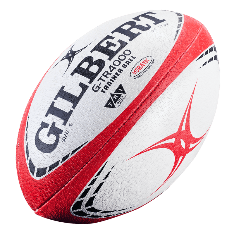 Rugby Ball Gilbert G-TR4000 5 White Red main image 1