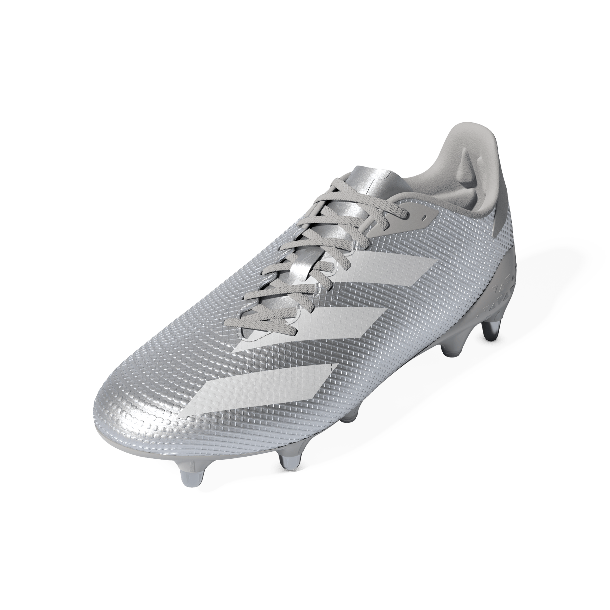 adidas Adizero RS7 SG Rugby Cleat - Soft Ground Boot - Silver - SKU GX5390 