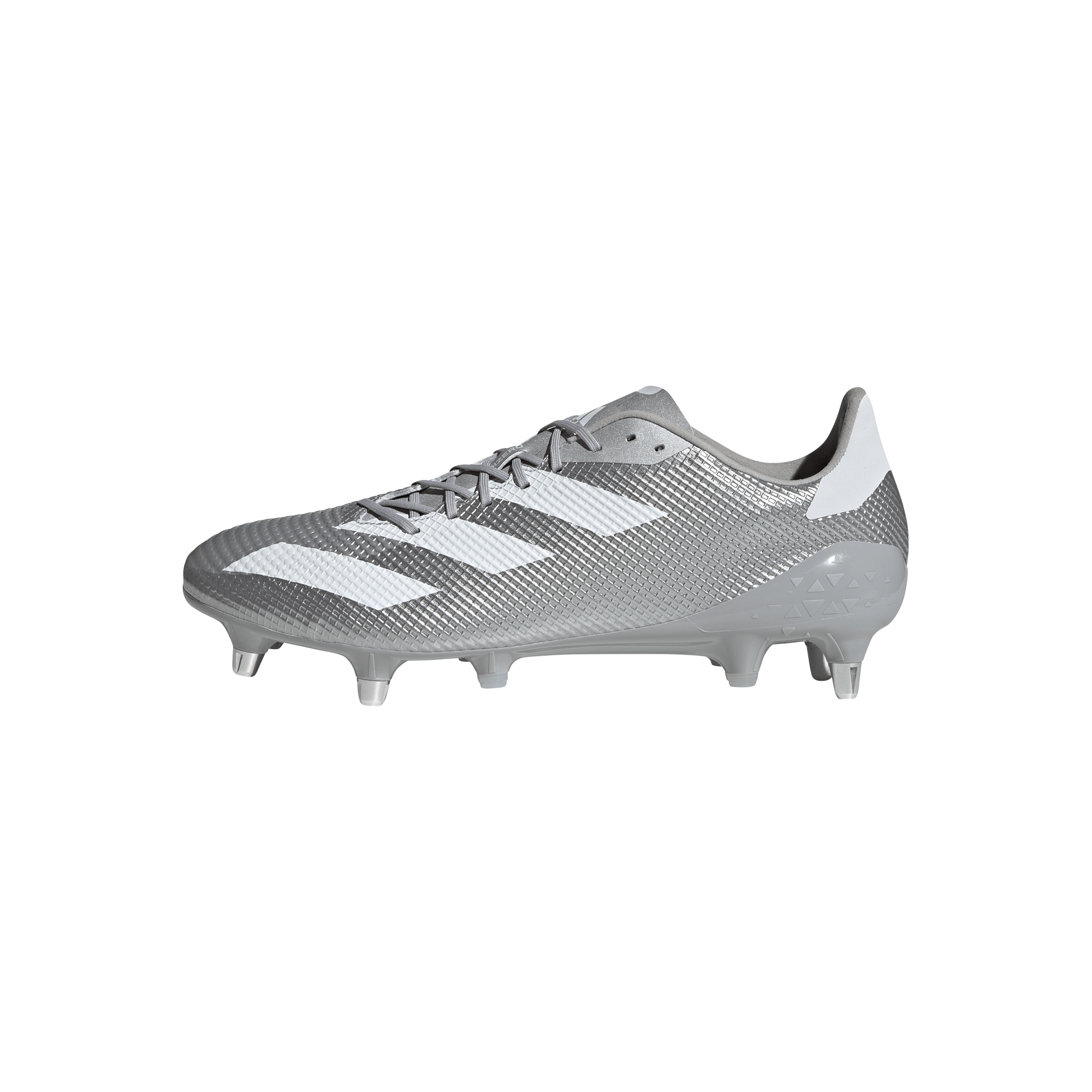 adidas Adizero RS7 SG Silver Rugby Boots l World Rugby Shop