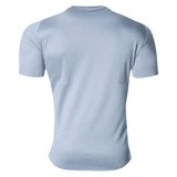 The back of a Canterbury Core Vapodri Superlight Rugby T-Shirt with a green background.