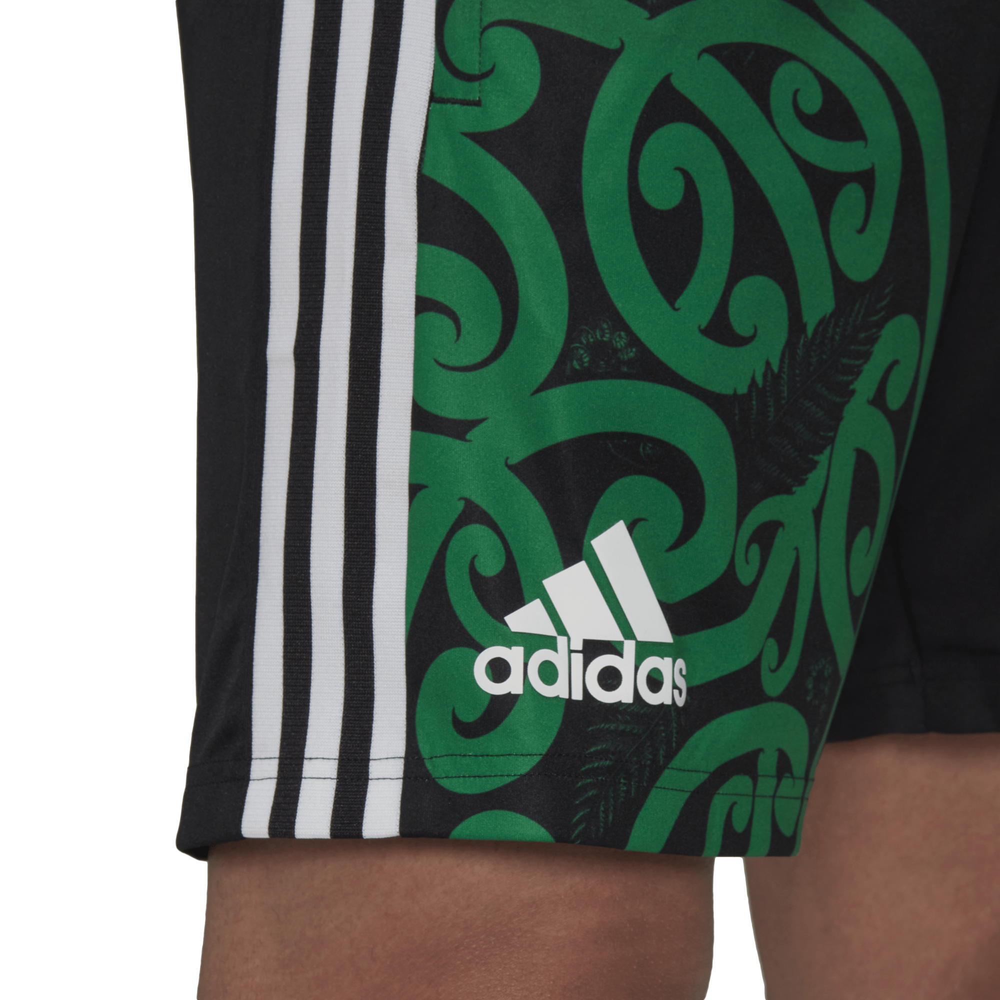 Black and green adidas shorts sales