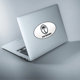 Lap top with Fiji sticker.