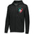 Black full zip hoodie with a Leicester Tigers 1880 logo over the heart.