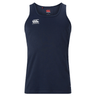 Navy sleeveless singlet with CCC logo on upper right chest.