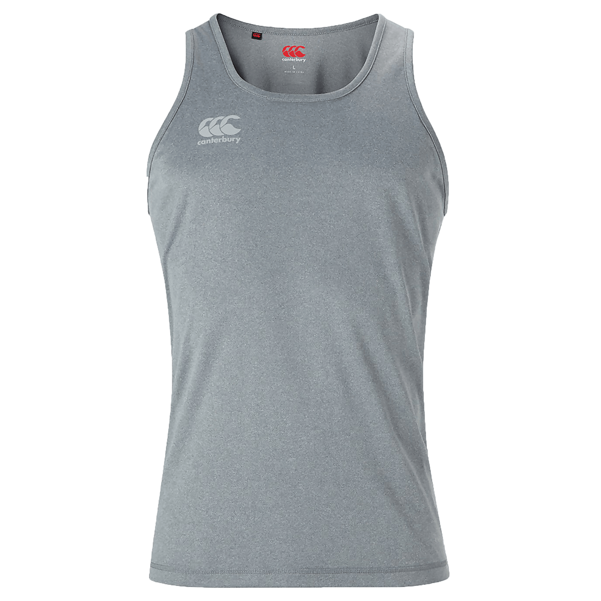 Gray sleeveless singlet with CCC logo on upper right chest.