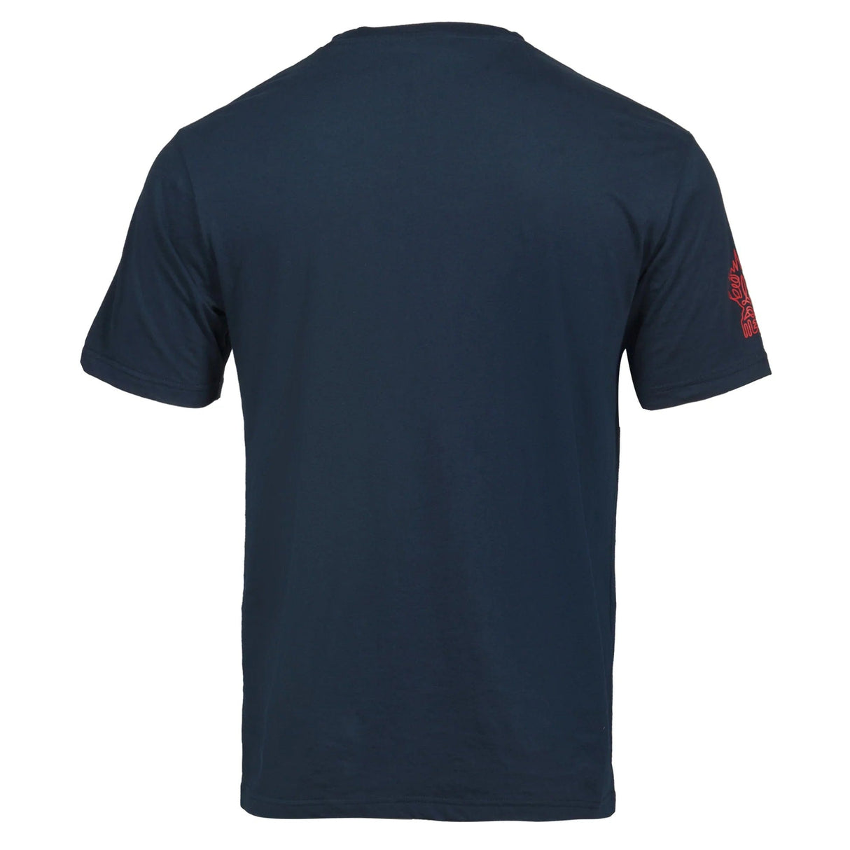 back of the navy cotton t-shirt for the Rugby World Cup 2023 france 100% cotton
