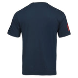 back of the navy cotton t-shirt for the Rugby World Cup 2023 france 100% cotton