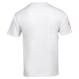 A white Rugby World Cup 23 Logo T-Shirt by Sportfolio with a red logo on the chest.