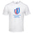 A white Sportfolio Rugby World Cup 23 Logo T-Shirt.