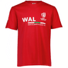 A Sportfolio Rugby World Cup 23 Wales Supporters T-Shirt with a green and white logo.